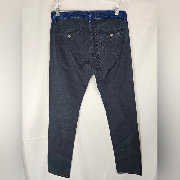 Marc by Marc Jacobs low-rise slim Tapered fit denim blue jeans with black back - Picture 3 of 5